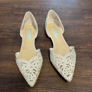 Betsey Johnson Bridal Flats
